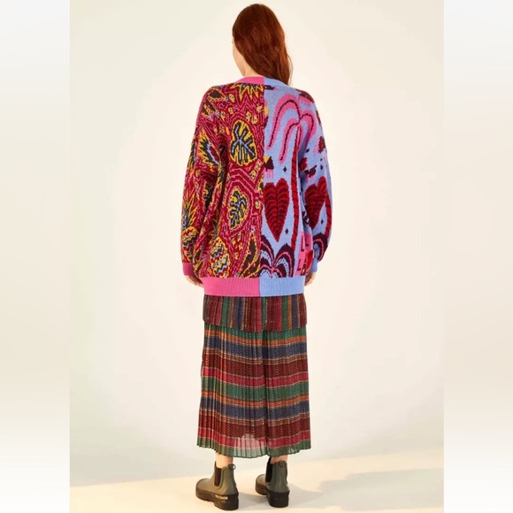FARM RIO Mixed Printed Button Down Cardigan - Picture 3 of 7